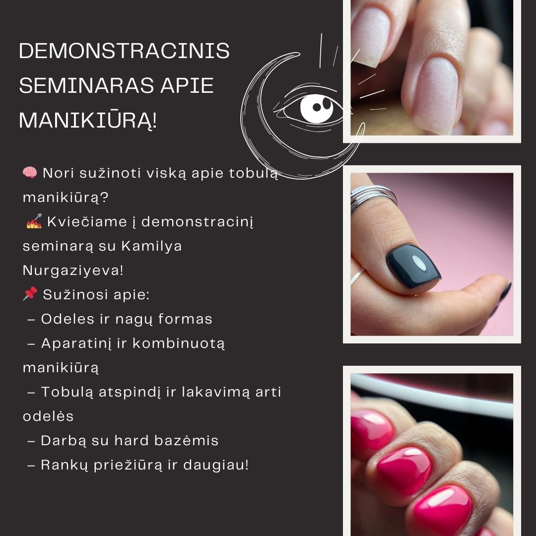 Seminaras  Kaune Manicure level UP