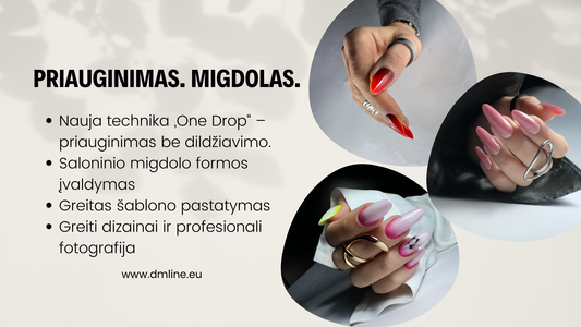 Priauginimas BE dildžiavimo – saloninis migdolas
