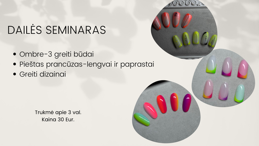 Dailės seminaras Klaipėdoje 09.06d